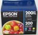 Epson T200692 200 4 Ink Cartridge Value Pack (Black/Cyan/Magenta/Yellow)