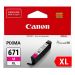 Canon CLI671XLM Magenta High Yield Ink Cartridge