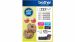 Brother LC233PVP 4 Ink Cartridge Photo Value Pack (Black/Cyan/Magenta/Yellow + Photo Paper)