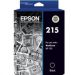 Epson T215192 215 Black Ink Cartridge