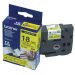 Brother TZ641 / TZe641 Black on Yellow Laminated Labelling Tape (18mm x 8m), P-Touch Compatible
